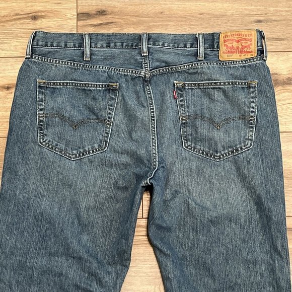 Men's Levis 559 Relaxed Straight Denim Jeans SZ 40x30 Blue Cotton Red Tab - Picture 9 of 11
